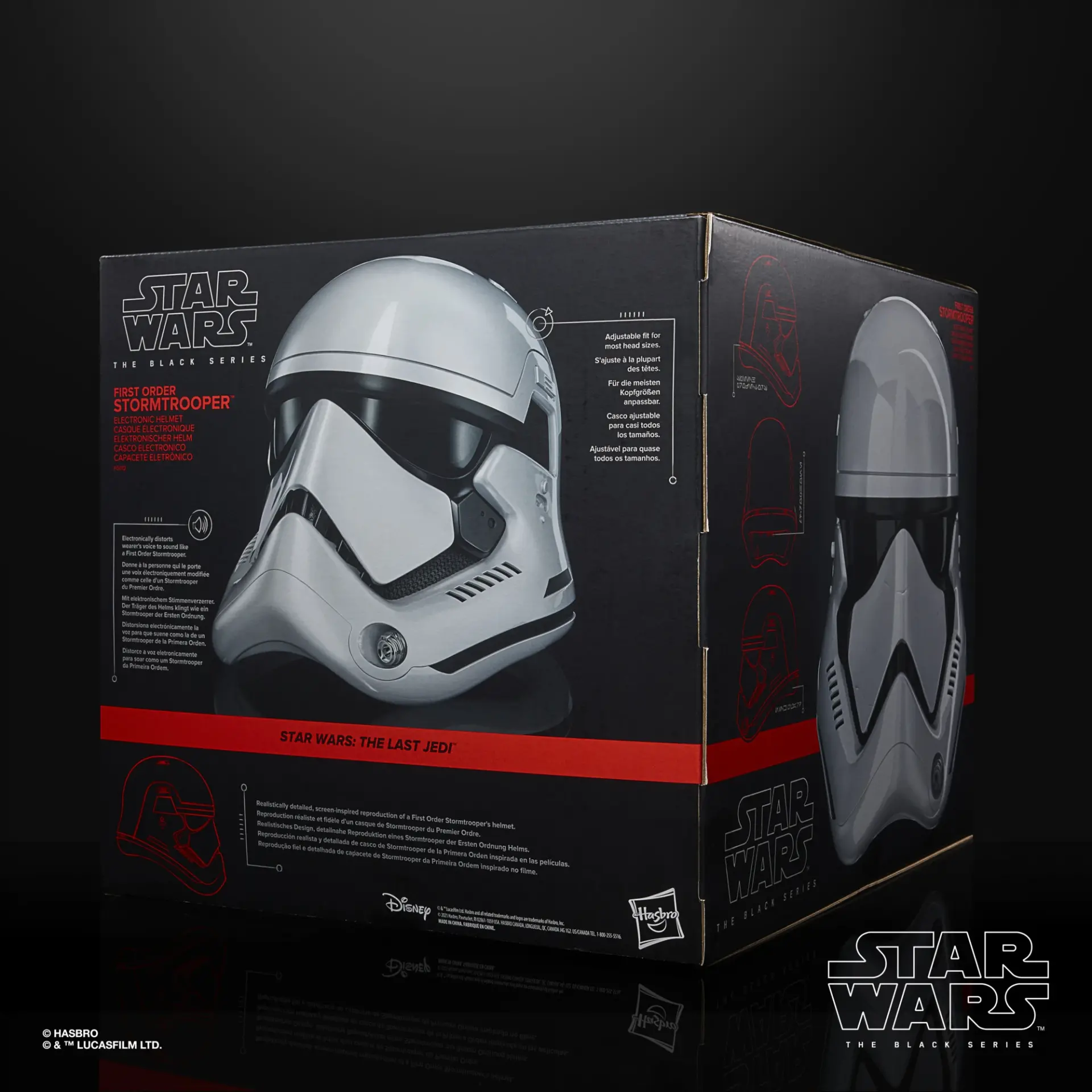 Star wars the black series first order stormtrooper electronic helmet1