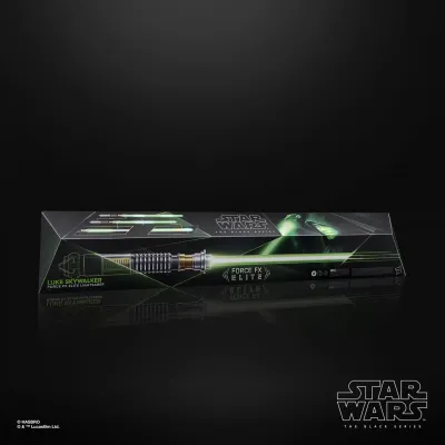 STAR WARS - THE BLACK SERIES - Luke Skywalker Force FX Elite Electronic  Lightsaber