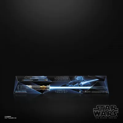STAR WARS - THE BLACK SERIES - Obi-Wan Kenobi Force FX Elite Lightsaber