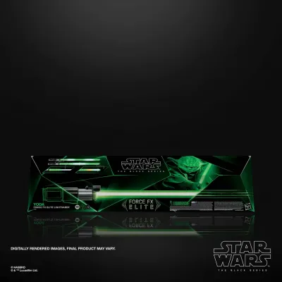 STAR WARS - THE BLACK SERIES - Yoda Force FX Elite Electronic  Lightsaber