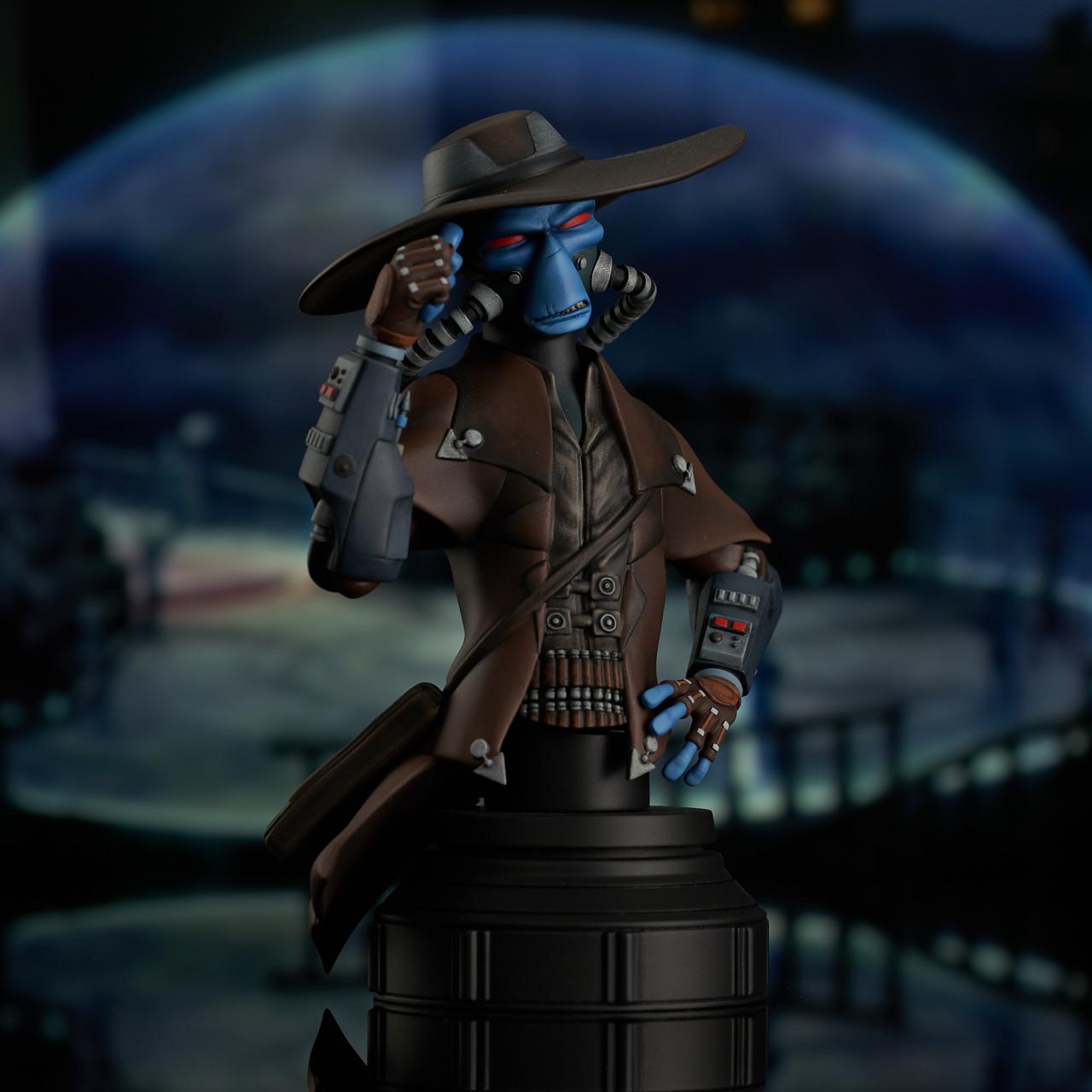 Star wars the clone wars gentle giant cad bane animated buste jawascave 2