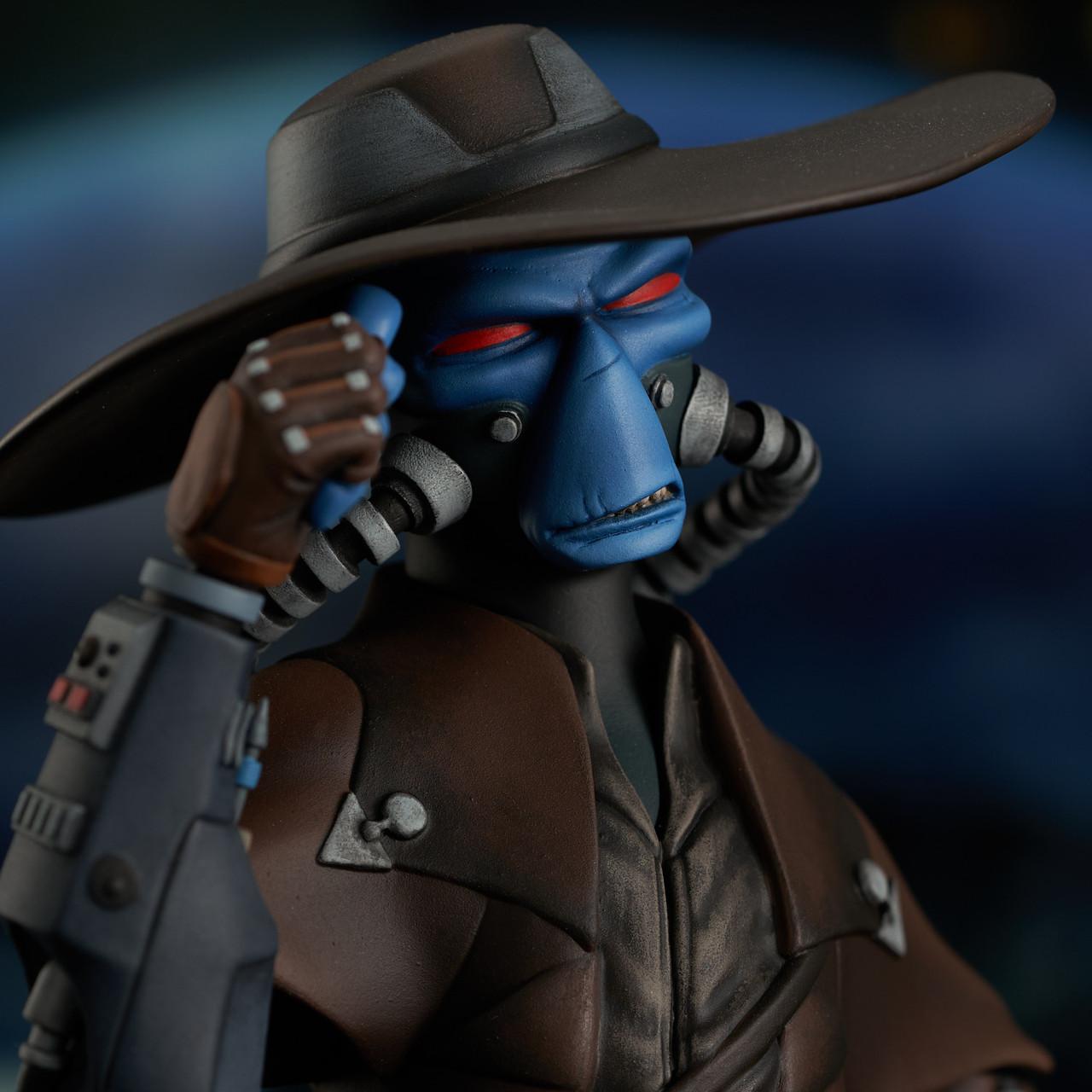 Star wars the clone wars gentle giant cad bane animated buste jawascave 6