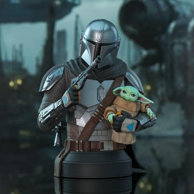 Star Wars - The Mandalorian - Gentle Giant - The Mandalorian with Grogu Bust 1/6