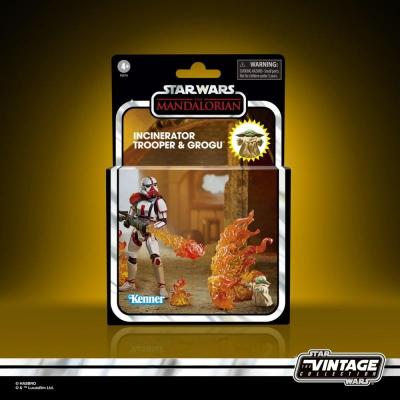 STAR WARS - THE VINTAGE COLLECTION Deluxe - Incinerator Trooper & Grogu