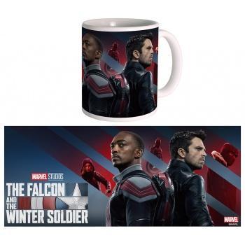 The falcon winter soldier mug poster