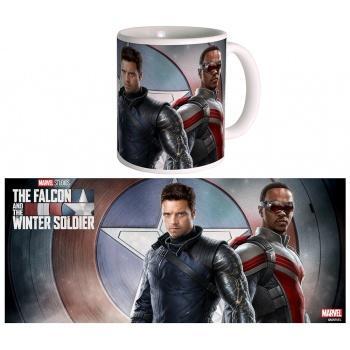 The falcon winter soldier mug shield
