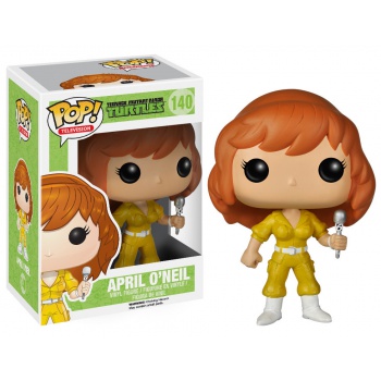 Tortues ninja figurine pop tv april o neil vinyl figure 10cm